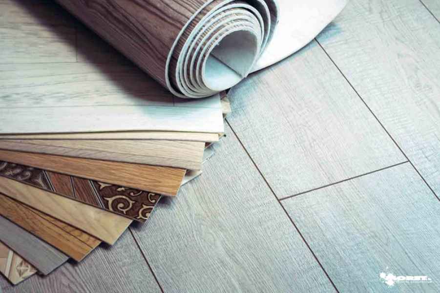 placement linoleum divers coloris motifs artisan peintre decorateur moret