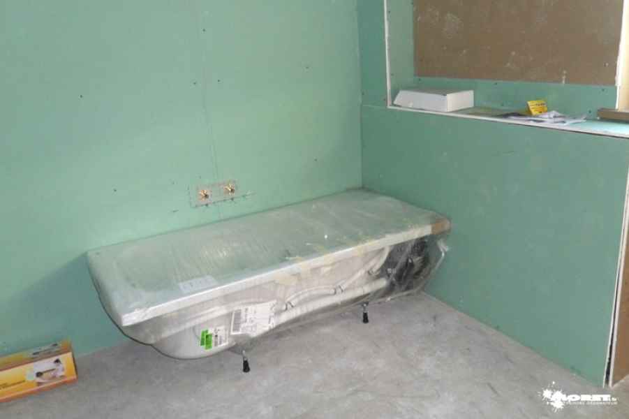 montage cloison mdf hydrofuge salle bain artisant decorateur moret