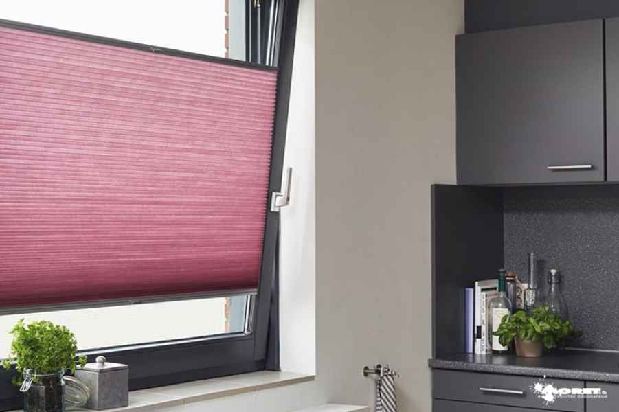 installation store duette luxaflex fraise entreprise decorateur interieur moret