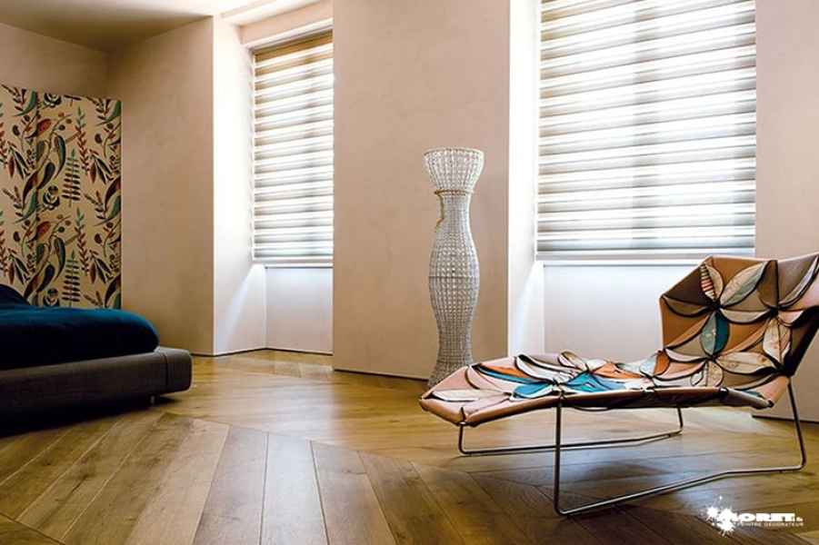 installation stores duo roll diaz sur mesure entreprise decorateur interieur moret