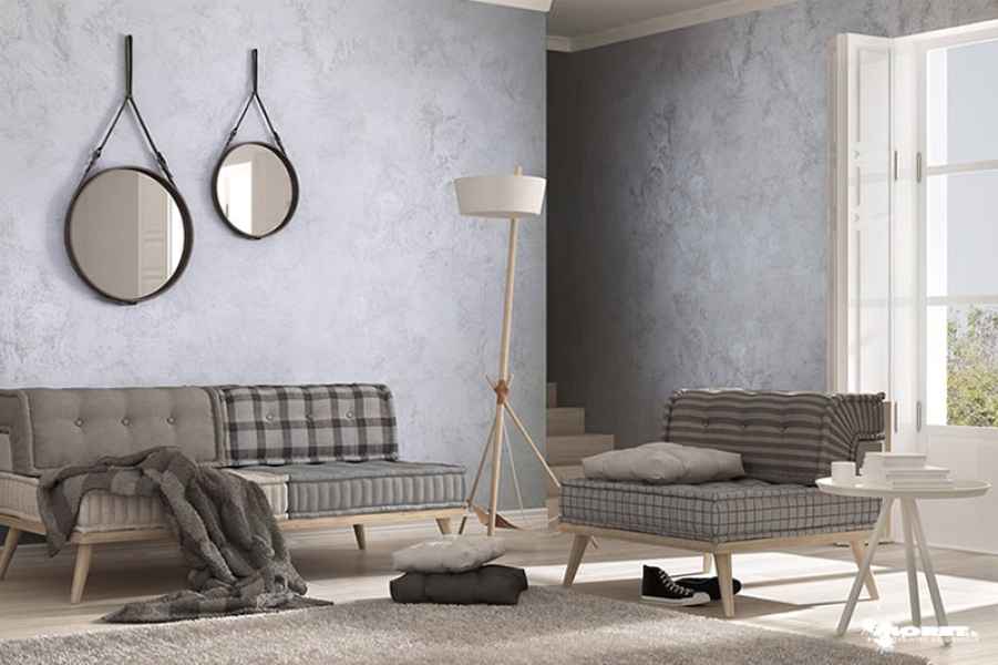 peinture stucco veneziano coloration agathe grise artisan peintre decorateur moret
